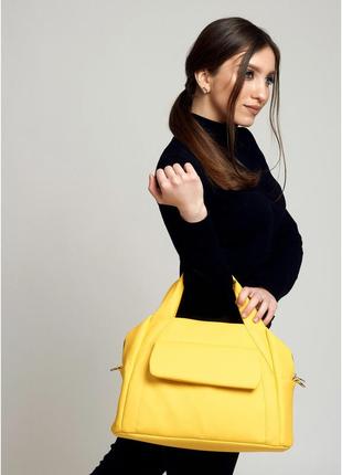 Женская спортивная сумка, желтая