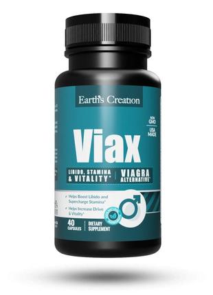 Стимулятор тестостерона Earth‘s Creation VIAX Male Supplement,...