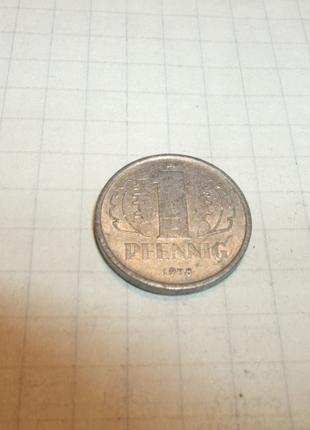 Продам 1 Pfennig Deutsche Demokratische Republik(1978)