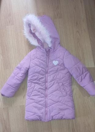 Пальто для дівчинки 2-4 роки