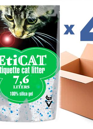 Наповнювач для котячого туалету Eticat 7.6Lx4шт(30.4 L)