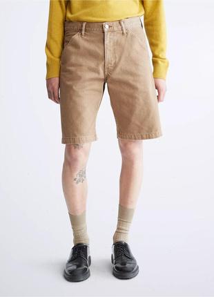 Новые шорты calvin klein (ck khakis wide leg carpenter shorts)...