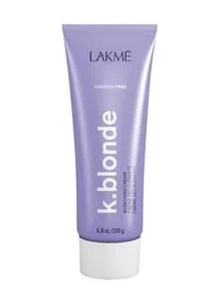 Безаміачний освітлювальний крем для волосся Lakme K.Blonde Ble...