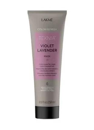 Маска для фарбованого волосся фіолетових відтінків Lakme Tekni...