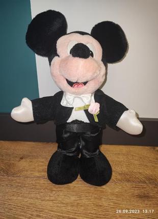 Микки маус mickey mouse винтажная игрушка в смокинге