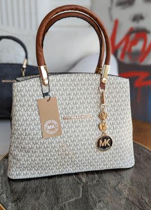 Сумка жіноча Michael Kors молочний Майкл Корс