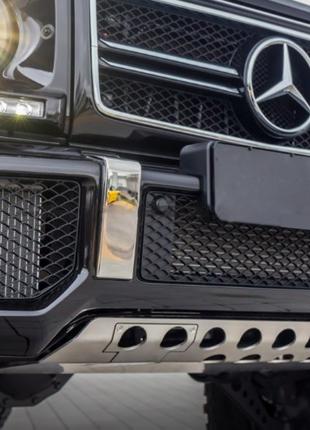 Захист переднього бампера для Mercedes G class W463 1990-2018 рр.