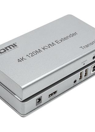 Подовжувач HDMI сигналу PowerPlant HDMI 4K/30hz, до 120м, чере...