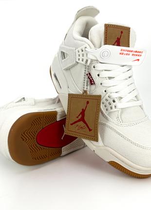 Кросівки Air Jordan 4 Levi's 'White Denim'