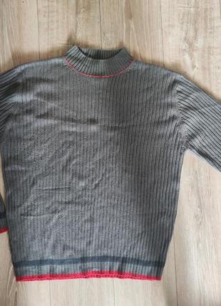 Мужской теплый свитер, размер л-хл