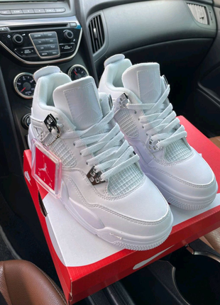 Nike Air Jordan 4 Retro (білі)