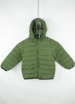 Брендова куртка lyle &amp; scott boys green puffer jacket