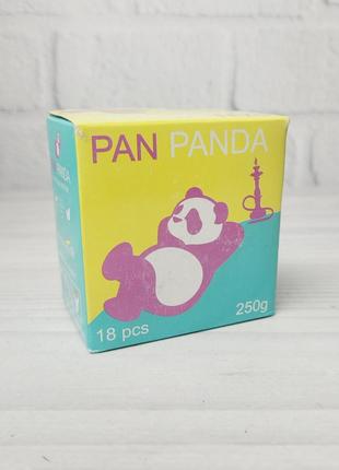 Кокосовый уголь Pan-Panda - 0.25 кг, 18 штук в коробке (Пан Па...
