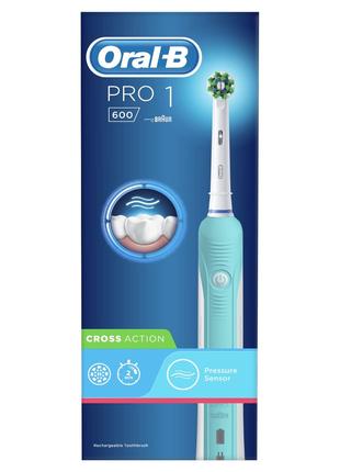 Электрические зубные щетки Oral-B Pro 1 для взрослых с датчико...