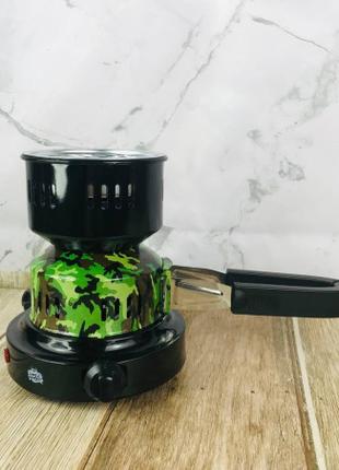 Плитка электрическая Monster Hookah 002 с мощностью 650W - Green