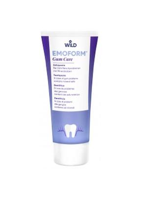 Зубна паста для чутливих зубів emoform gum care з мінеральними...