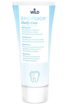Зубна паста для чутливих зубів emofluor daiy care, 75 мл