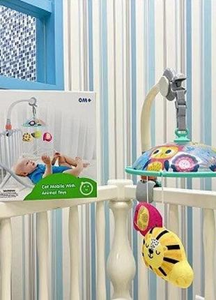 Карусель E 298 (12) "Hola", 3 текстильные подвески, в коробке