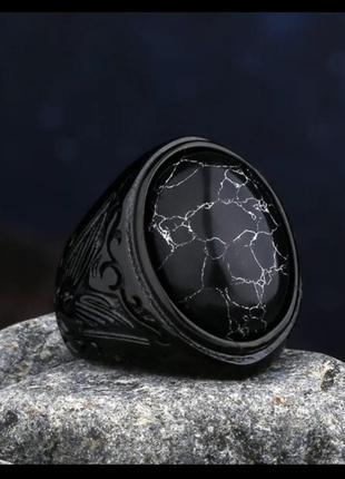 Кольцо перстень 18 р нержавеющая сталь