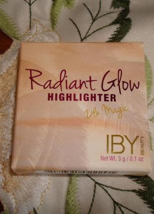 🐞🐞золотистий хайлайтер для обличчя iby beauty radiant glow hig...