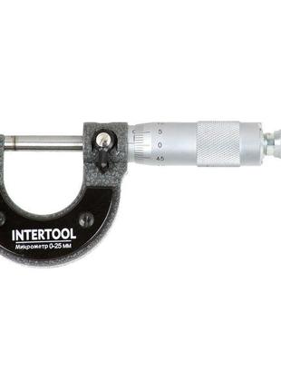 Микрометр Intertool - 0 x 25 мм 0,01 мм