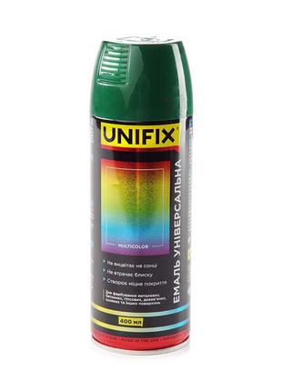 Эмаль универсальная Unifix - 400мл RAL 6005 зеленый мох