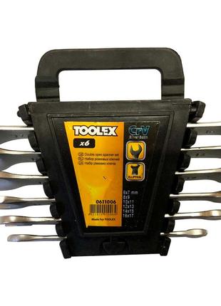 Набор ключей рожковых Toolex - 6шт (6-17мм)