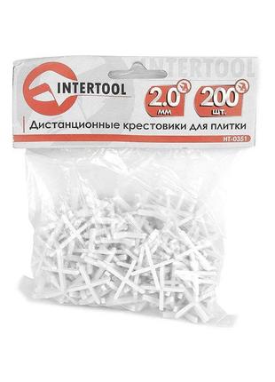 Крестики для плитки Intertool - 2 мм (200 шт.) 5 шт.