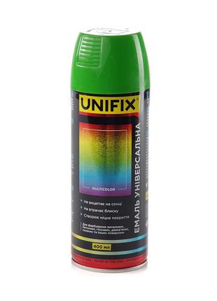 Эмаль универсальная Unifix - 400мл RAL 6018 зелено-желтый