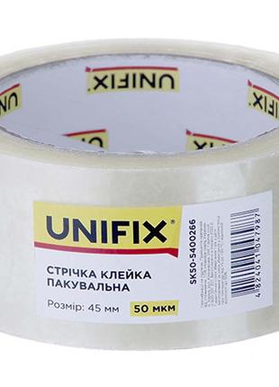 Скотч Unifix - 45 мм × 66 м × 50 мкм прозрачный