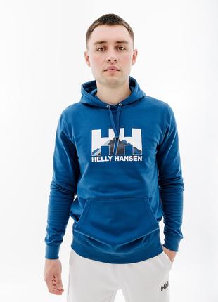 Чоловіче Худі HELLY HANSEN NORD GRAPHIC PULL OVER HOODIE Синє ...