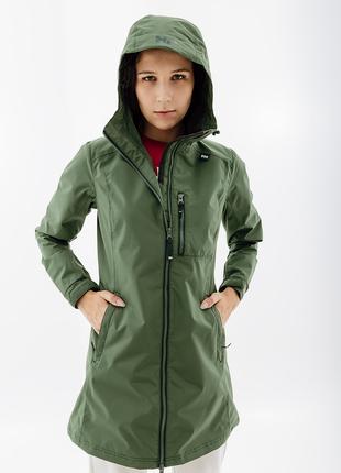 Женская Куртка HELLY HANSEN W LONG BELFAST JACKET Зеленый XS (...