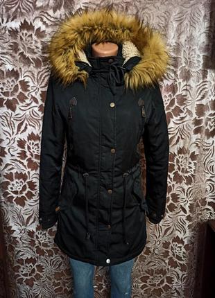 Женская зимняя куртка парка 44р.