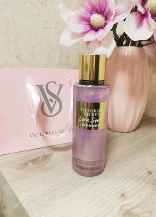 Парфюмированный спрей victorias secret love spell