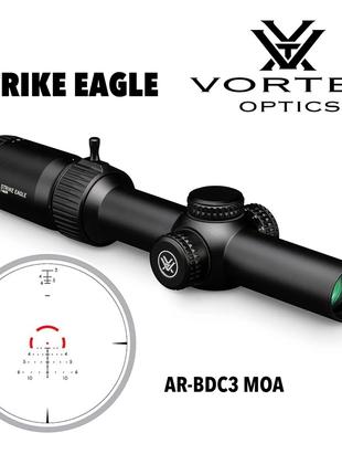 Приціл оптичний Vortex Strike Eagle 1-8x24 сітка AR-BDC3 з під...