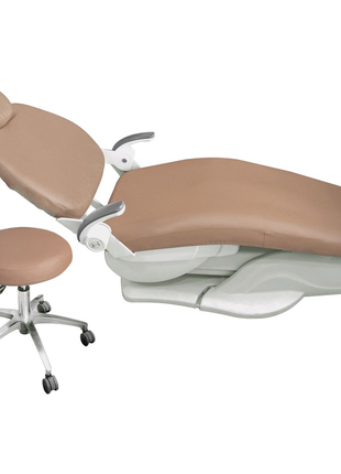 Коричневый чехол для стоматологического кресла