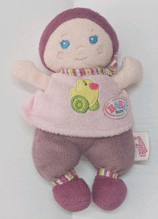 Лялька брязкальце baby born zapf creation