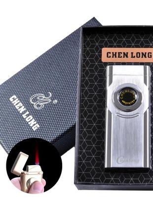 Турбо запальничка CHEN LONG у подарунковій упаковці, вмикаєтьс...