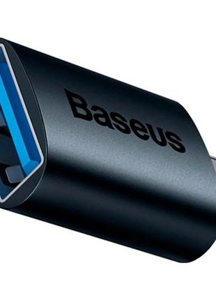 Переходник Baseus Ingenuity Mini OTG USB 3.1 to Type-C Blue (Z...