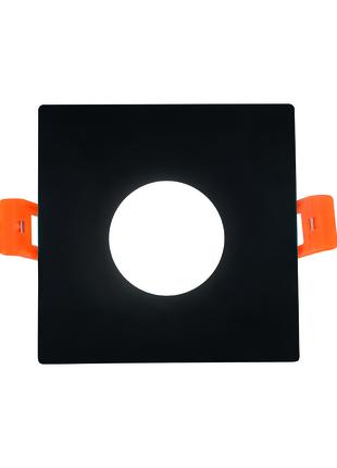Светильник точечный черный "KARANFIL-S" квадрат MR16