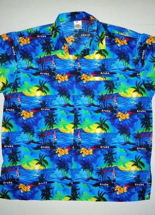 Рубашка  гавайская rima terivoile aruba гавайка (l-xl)