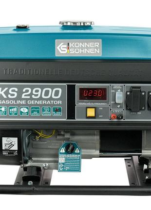 Бензиновий генератор 2,9 кВт Konner & Sohnen KS 2900