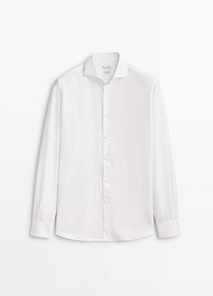 Рубашка massimo dutti (easy iron slim fit shirt)
