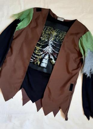 Зомби tesco кофта-пиджак карнавальный halloween на 13-14 лет