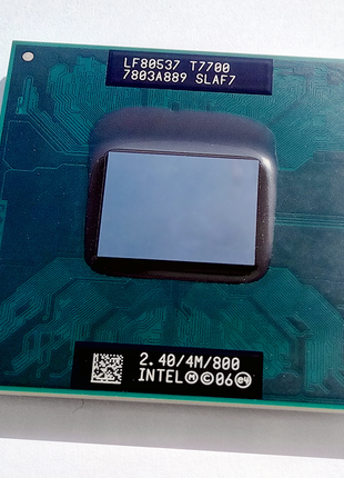 Процессор Intel Core 2 Duo T7700 (2,4 GHz) + термопаста