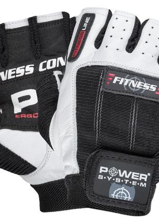 Рукавички для фітнесу Power System PS-2300 Fitness Black/White L