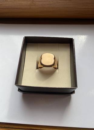Золотой перстень мужской печатка 583 проба