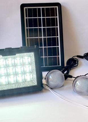 Фонарь-прожектор светодиодный с функцией PowerBank + солнечнна...