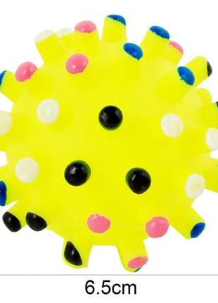 Мяч - игрушка для собак желтый