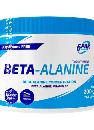 Амінокислота 6PAK Nutrition Beta Pak, 200 грам